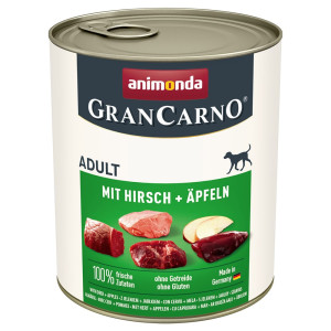 ANIMONDA GranCarno Adult Schweinefleisch mit Wildfleisch und Apfel 800 g