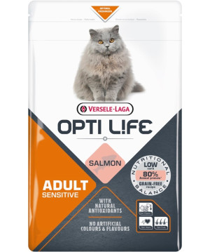 VERSELE-LAGA Opti Life Cat Adult Sensitive Salmon 2.5 kg