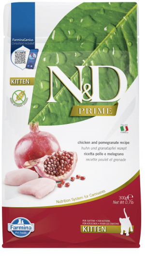 FARMINA N&D Cat Chicken & Pomegranate Kitten 300 g