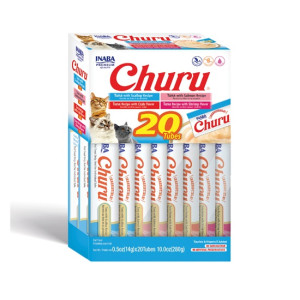 INABA Churu Varieties Tuna&Seafood 20x14g Thunfisch und Meeresfrüchte für die Katze