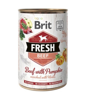BRIT FRESH Beef with pumpkin 400 g