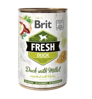 BRIT FRESH Duck with millet 400 g