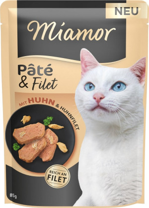 MIAMOR Pate and Filet with Chicken 85 g
