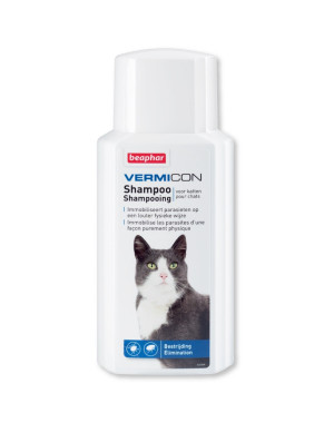 BEAPHAR Vermicon Shampoo Cat gegen Flöhe für Katzen 200ml