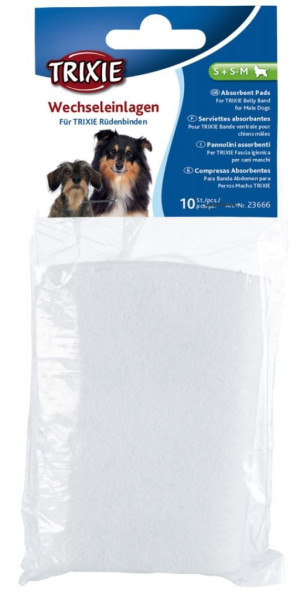 TRIXIE Wechsel-Einlagen für Rüdenwindeln, XL, 10 St.