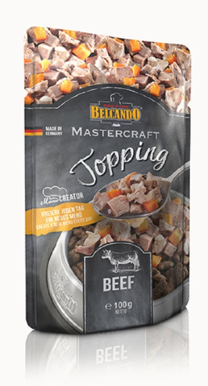 BELCANDO Mastercraft Topping Wołowina z Marchewką 6x100 g