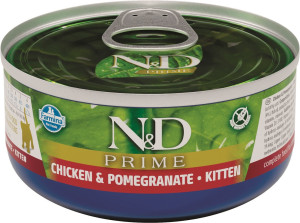 FARMINA N&D PRIME Chicken & Pomegranate Kitten 80 g
