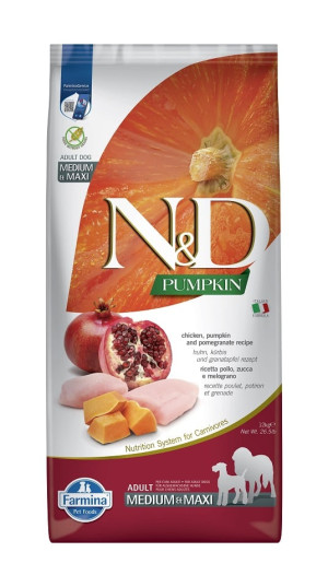 FARMINA N&D Pumpkin Chicken & Pomegranate Adult Medium & Maxi 12 kg