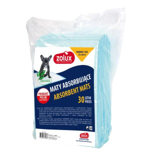 ZOLUX Welpenunterlagen Absorbierende Matten – 45 x 60 cm 30 Stück