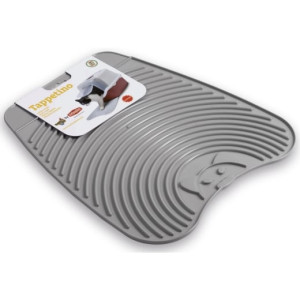 STEFANPLAST CLEANER hellgraue Fußmatte für Katzentoiletten 37 x 34 cm