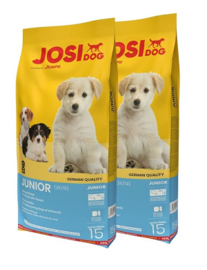 JOSERA JosiDog Junior Trockenfutter für heranwachsende Welpen aller Rassen 2x15 kg