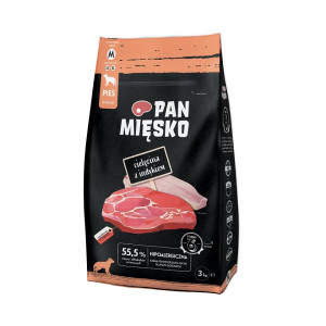 PAN MIĘSKO Cielęcina z indykiem M 3kg