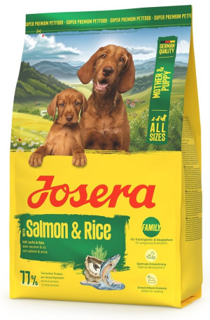 JOSERA Mother and Puppy Salmon with Rice 3kg dla szczeniąt, suk w ciąży oraz suk karmiących