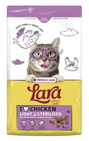 VERSELE-LAGA Lara Adult Light Sterilized 7 kg karma dla kotów sterylizowanych