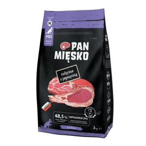 PAN MIĘSKO Cielęcina z jagnięciną dla seniorów M 3 kg