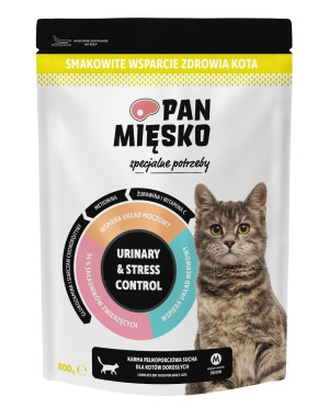 PAN MIĘSKO Urinary & Stress Control Truthahn für Katzen 800 g