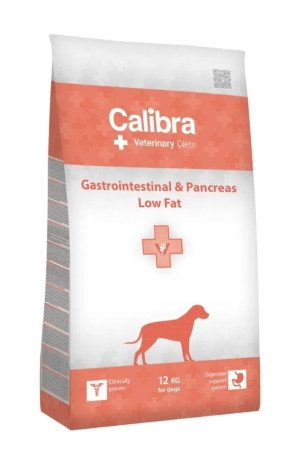 CALIBRA Veterinary Diet Dog Gastrointestinal & Pancreas Low Fat 12 kg