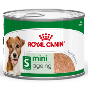 ROYAL CANIN Mini Age 8+ Pastete für ältere Hunde über 8 Jahre kleiner Rassen 195 g