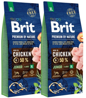 BRIT Premium By Nature Junior Extra Large XL 30 kg (2 x 15 kg)