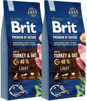 BRIT Premium By Nature Light 30 kg (2 x 15 kg)