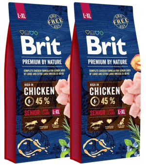 BRIT Premium By Nature Senior Large Extra Large L+XL 30 kg (2 x 15 kg)