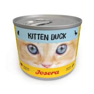 JOSERA Kitten Nassfutter mit Ente für Kätzchen 6 x 200g