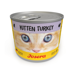 JOSERA Kitten Truthahn Nassfutter für Kätzchen Dose 6 x 200g