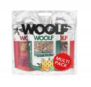 WOOLF Multipack Christmas Weihnachtsleckerlis für Hunde Mix Geschmacks 3x100g