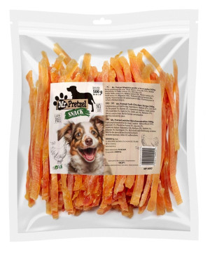 MR. PRETZEL Weiche Hähnchenstreifen Hundesnack 500g