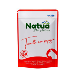 NATUA Nassfutter mit Thunfisch und Papaya in Gelee für Katzen 70 g