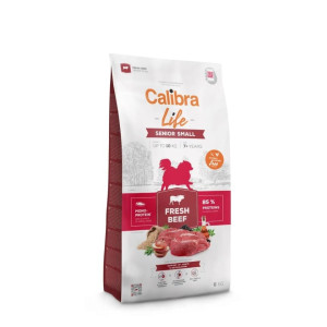 CALIBRA Life Senior Small Trockenfutter mit Rindfleisch für ältere Hunde kleiner Rassen 6 kg