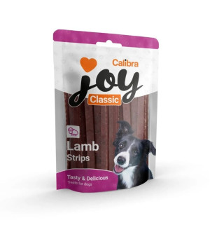 CALIBRA Joy Classic halbfeuchte Lammstreifen Snacks für Hunde 80g