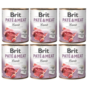 BRIT Pate&Meat lamb 6x800 g