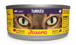 JOSERA Adult Turkey Nassfutter mit Truthahn für adulte Katzen 85g