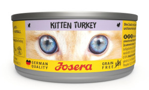 JOSERA Kitten Turkey Nassfutter mit Truthahn für Kätzchen 85g