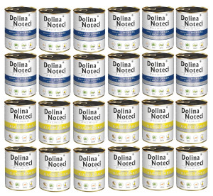 DOLINA NOTECI Mix smaków Premium Bogata w kurczaka i dorsza z brokułami 24x800g