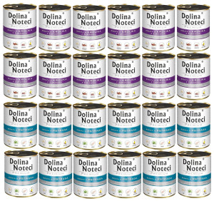DOLINA NOTECI Mix smaków Premium Bogata w pstrąga i królika z żurawiną 24x800g
