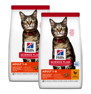 HILL'S Science Plan Feline Adult Optimal Care Chicken 30 kg (2 x 15 kg)