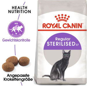 ROYAL CANIN Sterilised 37 2x2 kg karma sucha dla kotów dorosłych, sterylizowanych