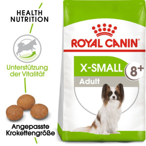 ROYAL CANIN X-Small Adult 8+ 2x1.5 kg sucha karma dla psów powyżej 8 roku życia, ras bardzo małych