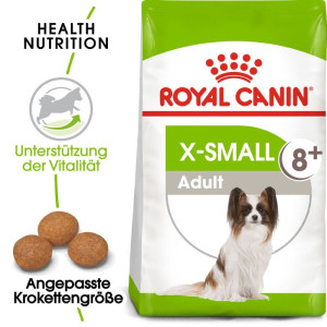 ROYAL CANIN X-Small Adult 8+ 4x1.5 kg sucha karma dla psów powyżej 8 roku życia, ras bardzo małych