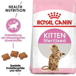 ROYAL CANIN Kitten Sterilised 2x2 kg karma sucha dla kociąt od 4 do 12 miesiąca życia, sterylizowanych