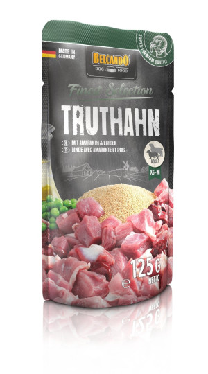 BELCANDO Finest Selection Indyk, amaranus i groszek 24x125 g mokra karma dla psa
