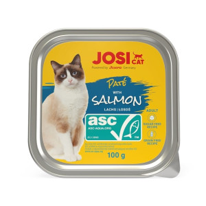 JOSERA JosiCat Pasztet z łososiem dla kota 24x100g
