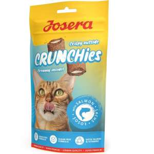 JOSERA Crunchies with Salmon 12x60 g chrupiące przysmaki z łososiem dla kotów