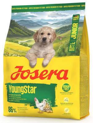 JOSERA YoungStar 6x900g bezzbożowa karma dla szczeniąt