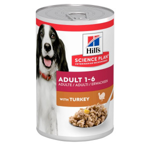 HILL'S Science Plan Canine Adult Turkey 24x370 g dla dorosłych psów z indykiem