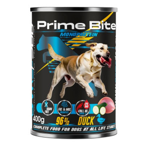 GAME DOG Prime Bite Ente mit Zucchini Nassfutter für Hunde jeden Alters 400g