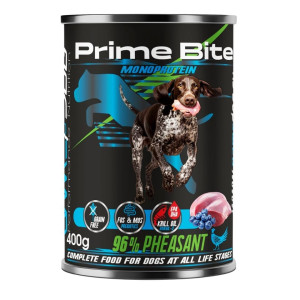 GAME DOG Prime Bite Fasan mit Beeren Nassfutter für Hunde jeden Alters 400g
