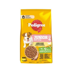 PEDIGREE Junior Mini mit Geflügel und Gemüse für Welpen kleiner Rassen 500 g